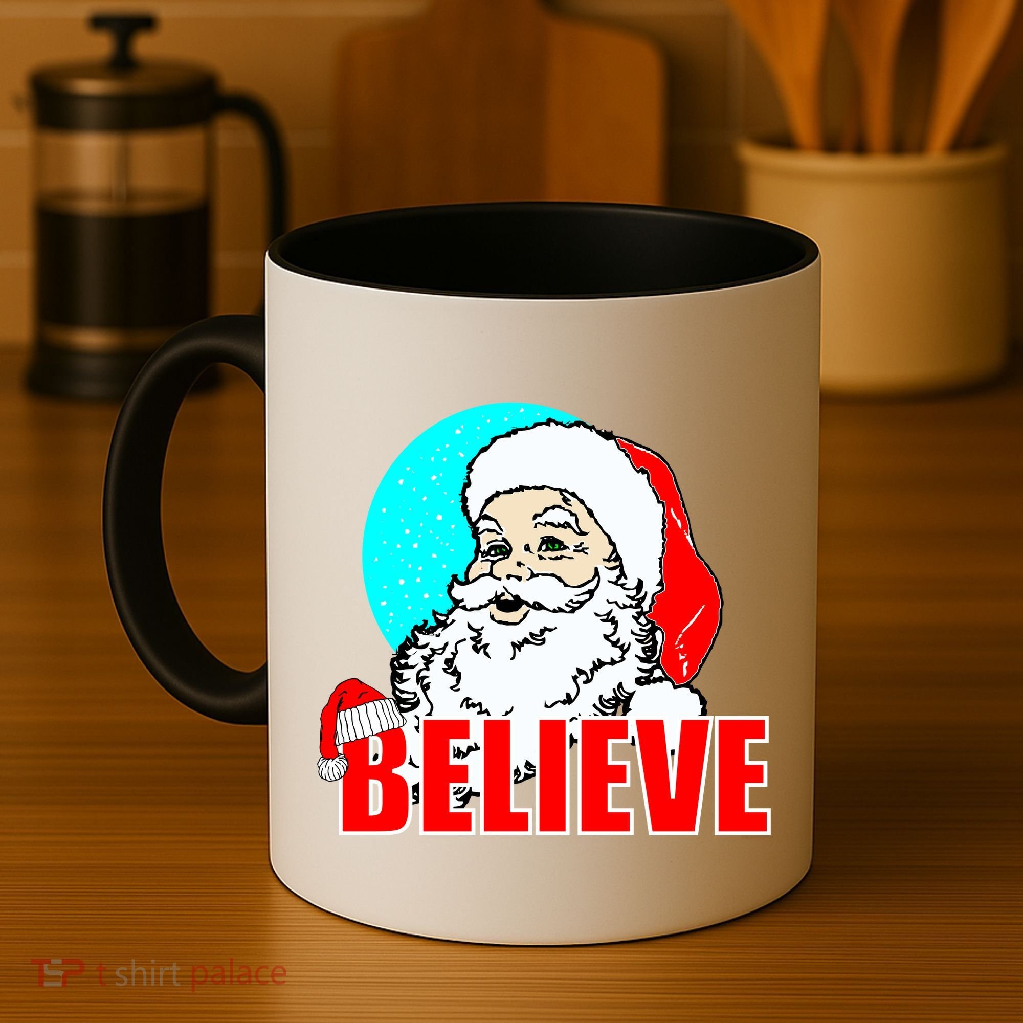 Believe Santa Coffee Mug
