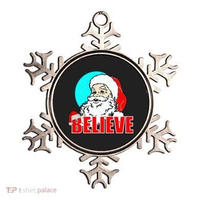 Believe Santa Ornament