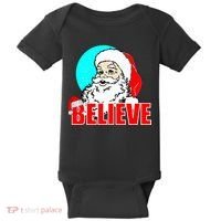 Believe Santa Baby Bodysuit thumb 0