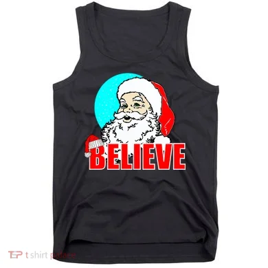 Believe Santa Tank Top