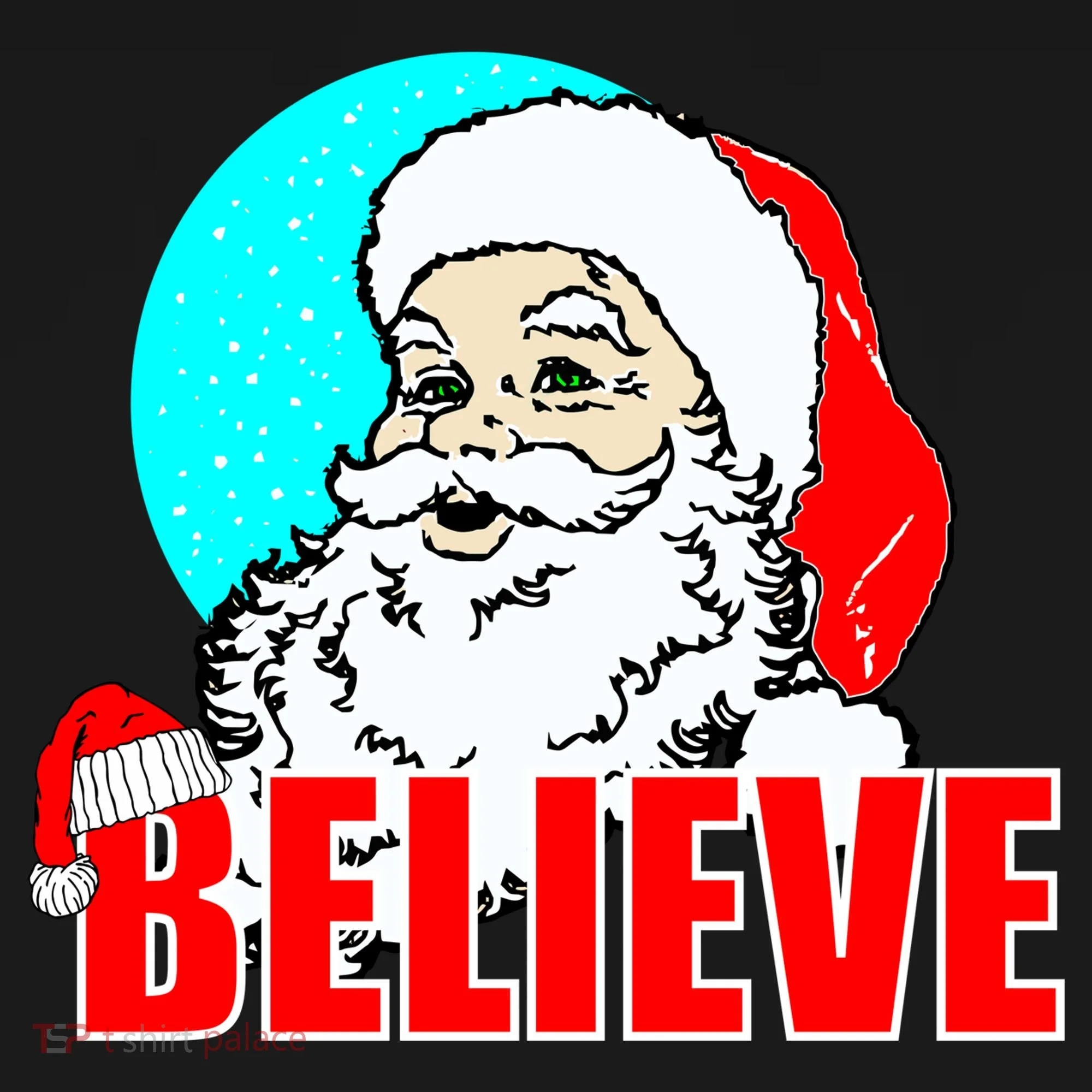 Believe Santa Tank Top