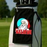 Believe Santa Golf Towel thumb 2