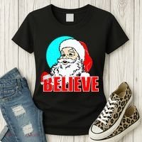 Believe Santa Women's T-Shirt thumb 3