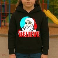 Believe Santa Kids Hoodie thumb 3