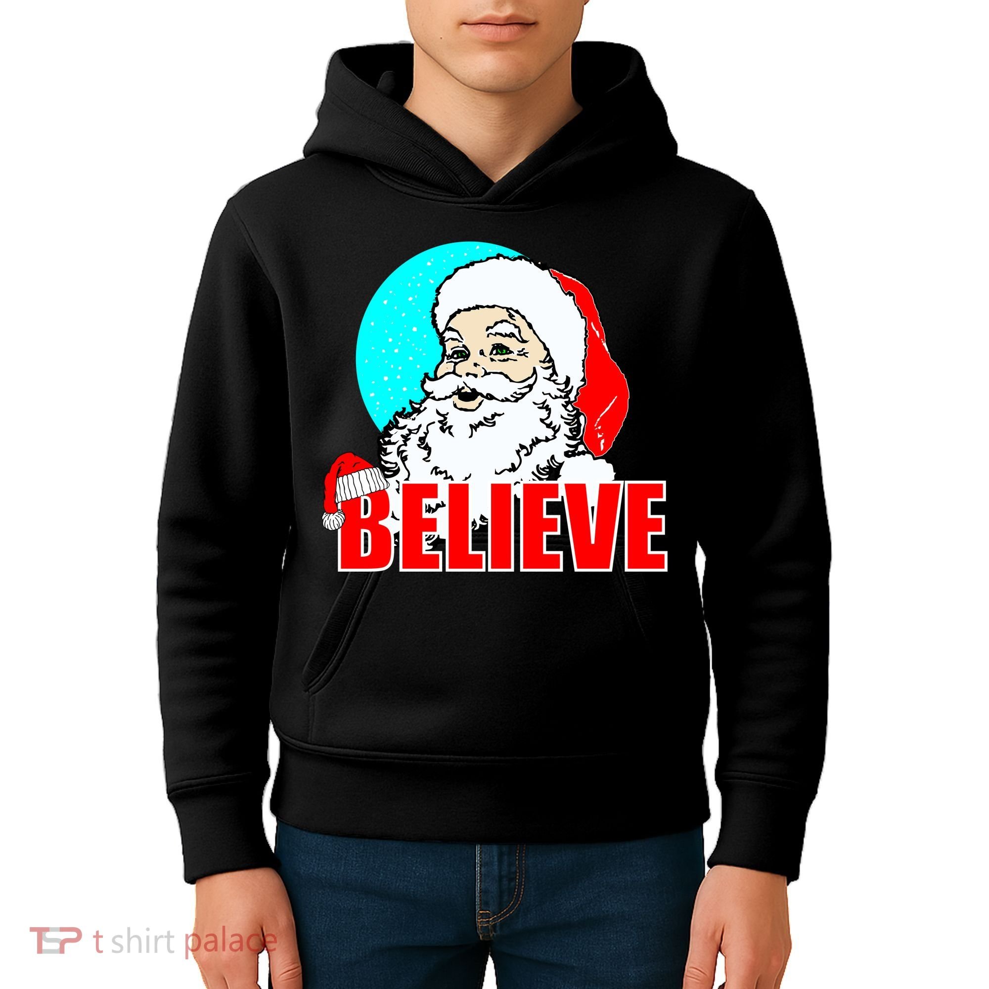 Believe Santa Kids Hoodie