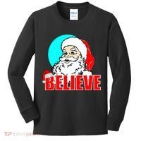 Believe Santa Kids Long Sleeve Shirt thumb 0