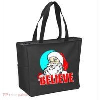 Believe Santa Tote Bag thumb 2