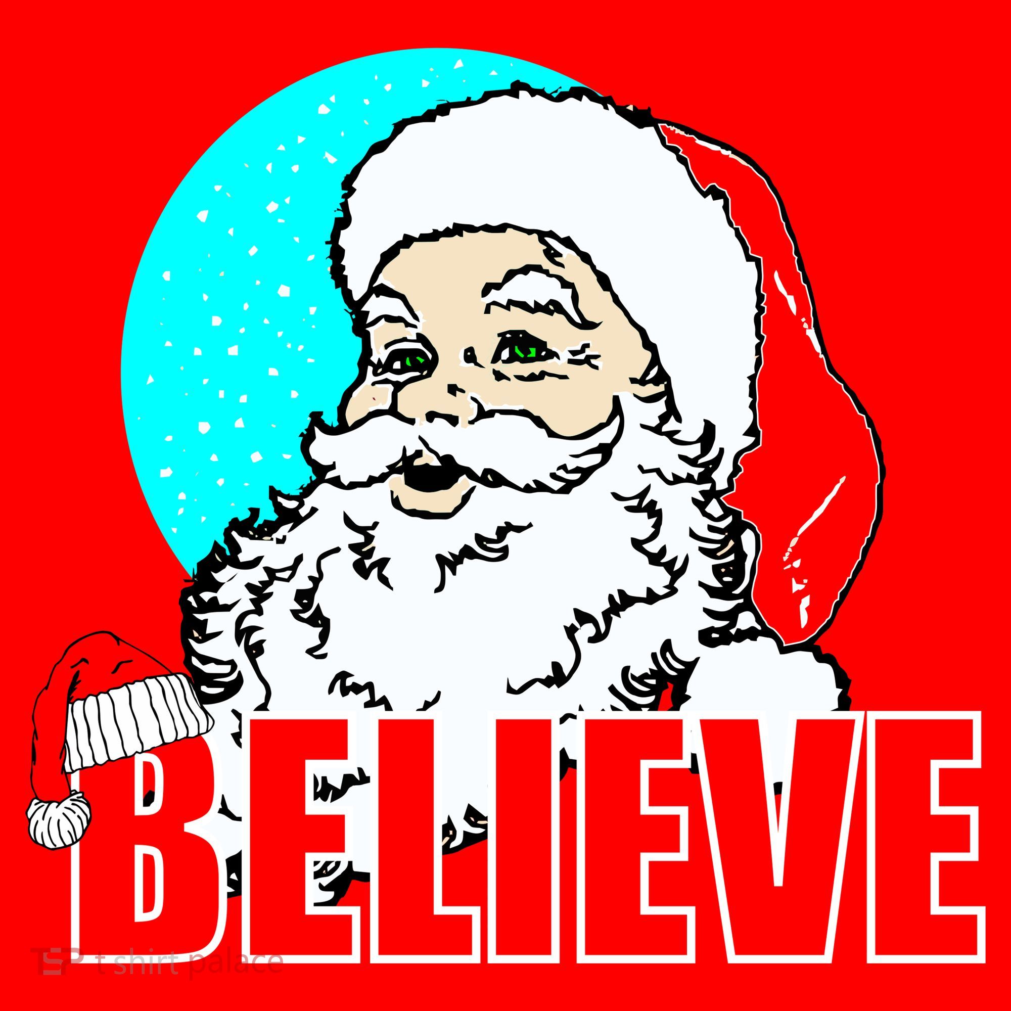 Believe Santa Santa Hat