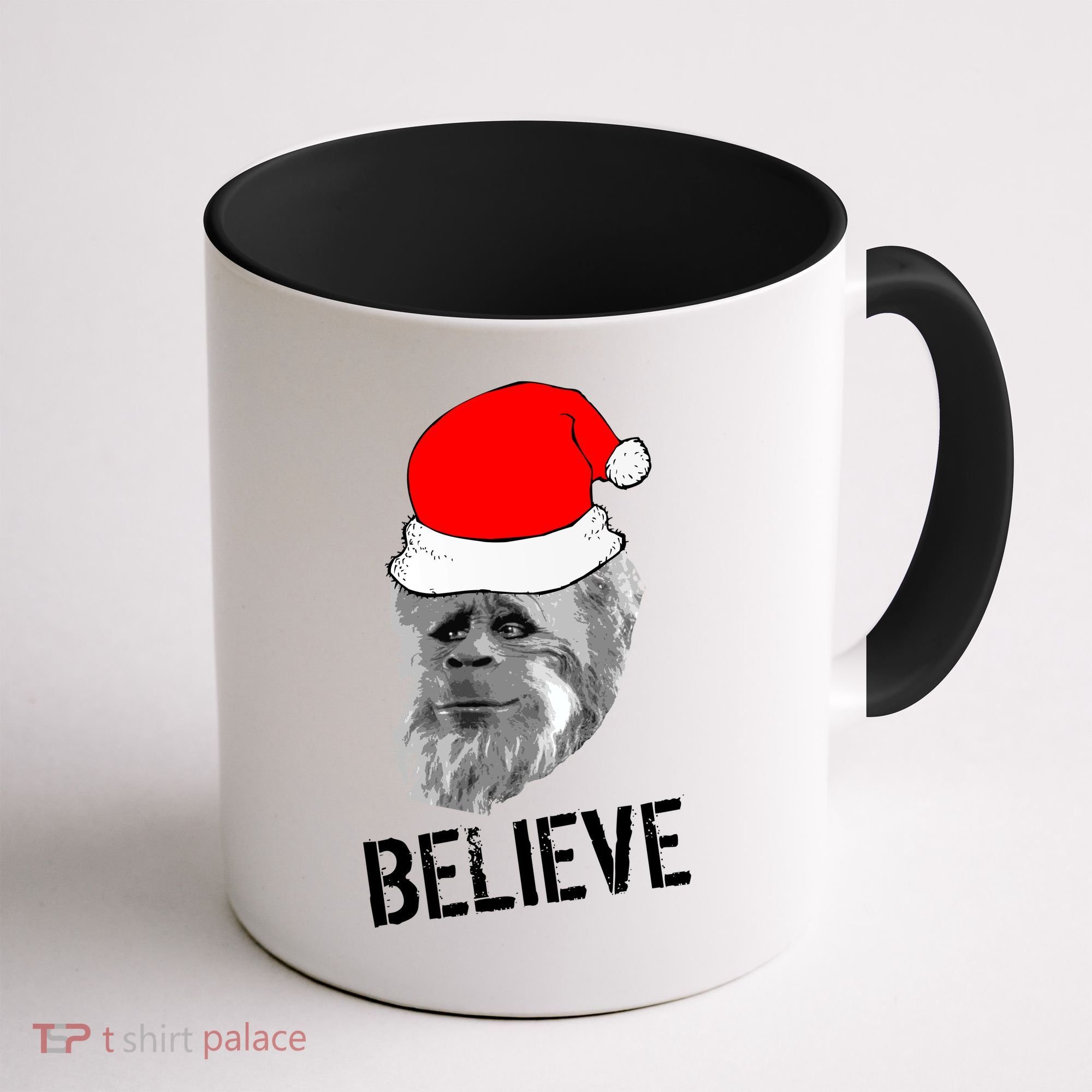 Believe Santa Sasquatch Coffee Mug