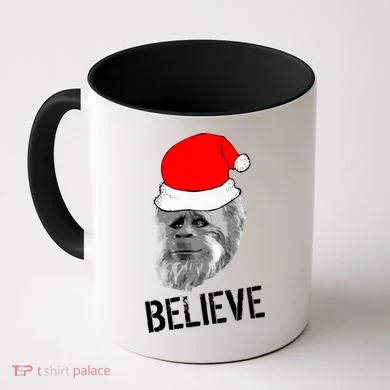 Believe Santa Sasquatch Coffee Mug