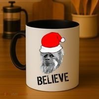 Believe Santa Sasquatch Coffee Mug thumb 4
