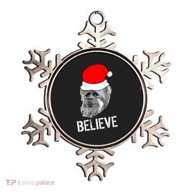 Believe Santa Sasquatch Ornament