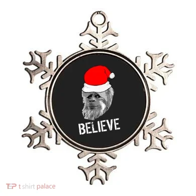 Believe Santa Sasquatch Ornament