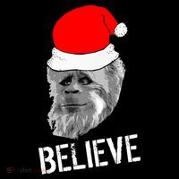 Believe Santa Sasquatch Ornament thumb 1