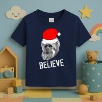 Believe Santa Sasquatch Toddler T-Shirt thumb 3
