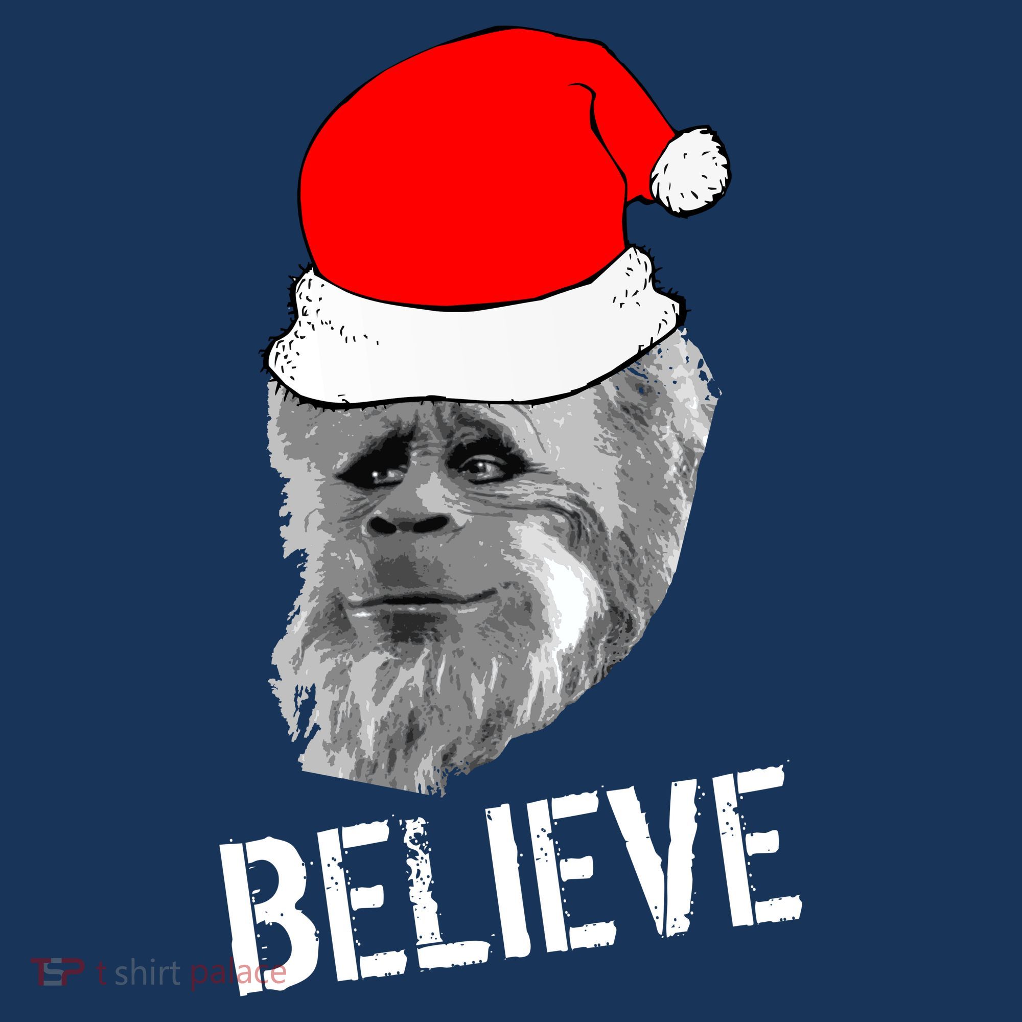 Believe Santa Sasquatch Visor