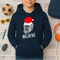 Believe Santa Sasquatch Kids Hoodie thumb 2