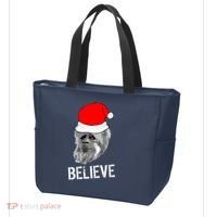 Believe Santa Sasquatch Tote Bag thumb 3