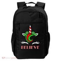 Believe Unicorn Christmas Backpack thumb 0