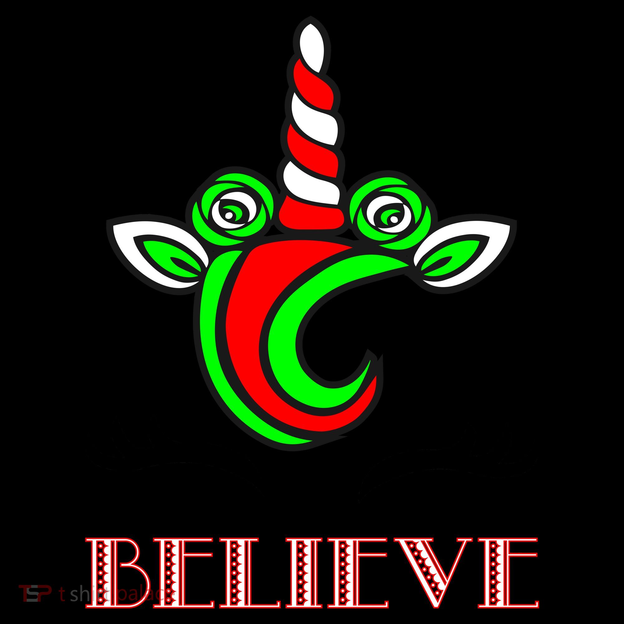 Believe Unicorn Christmas Coffee Mug