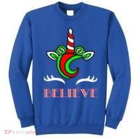 Believe Unicorn Christmas Sweatshirt thumb 0