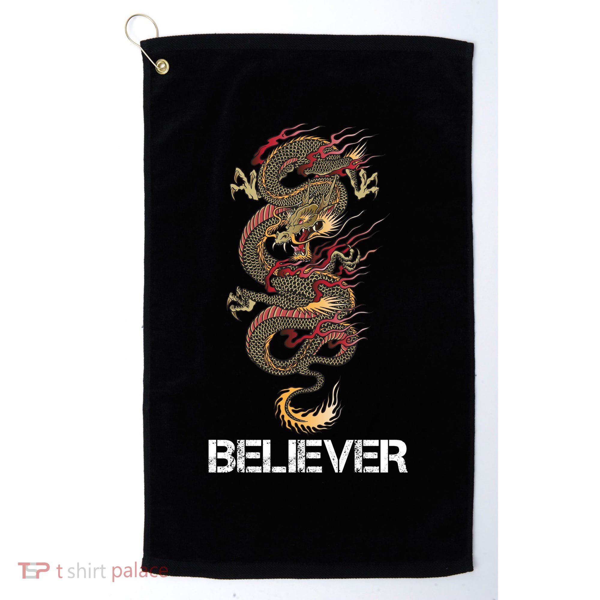 Believer Of Dragons Golf Towel
