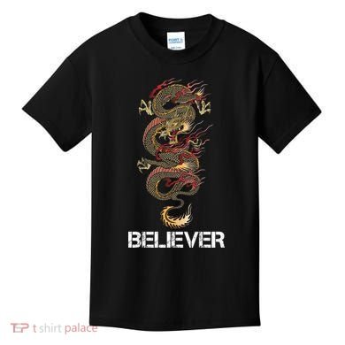 Believer Of Dragons Kids T-Shirt