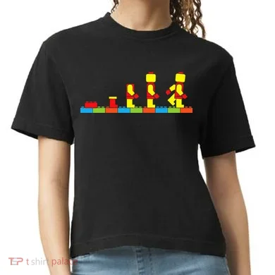 Bricks Evolution Master Builder Blocks Comfort Colors Boxy T-Shirt