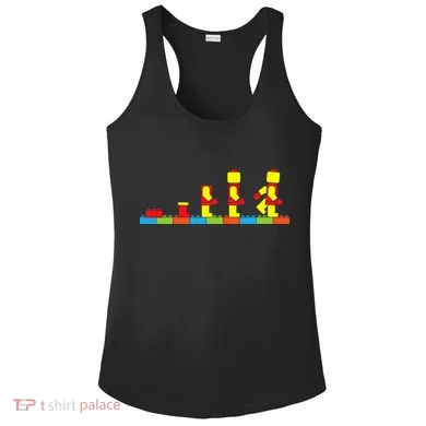 Bricks Evolution Master Builder Blocks Ladies PosiCharge Competitor Racerback Tank