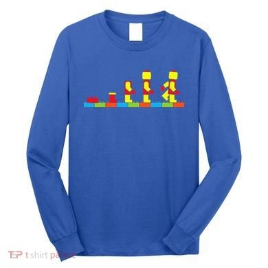 Bricks Evolution Master Builder Blocks Long Sleeve Shirt