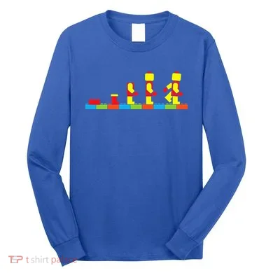 Bricks Evolution Master Builder Blocks Long Sleeve Shirt