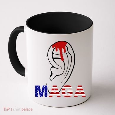 Bleeding Ears Maga Usa Pro Trump Coffee Mug