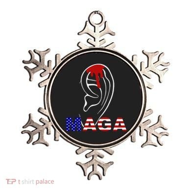Bleeding Ears Maga Usa Pro Trump Ornament