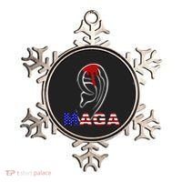 Bleeding Ears Maga Usa Pro Trump Ornament thumb 0