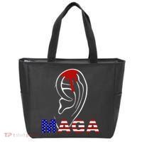 Bleeding Ears Maga Usa Pro Trump Tote Bag thumb 0