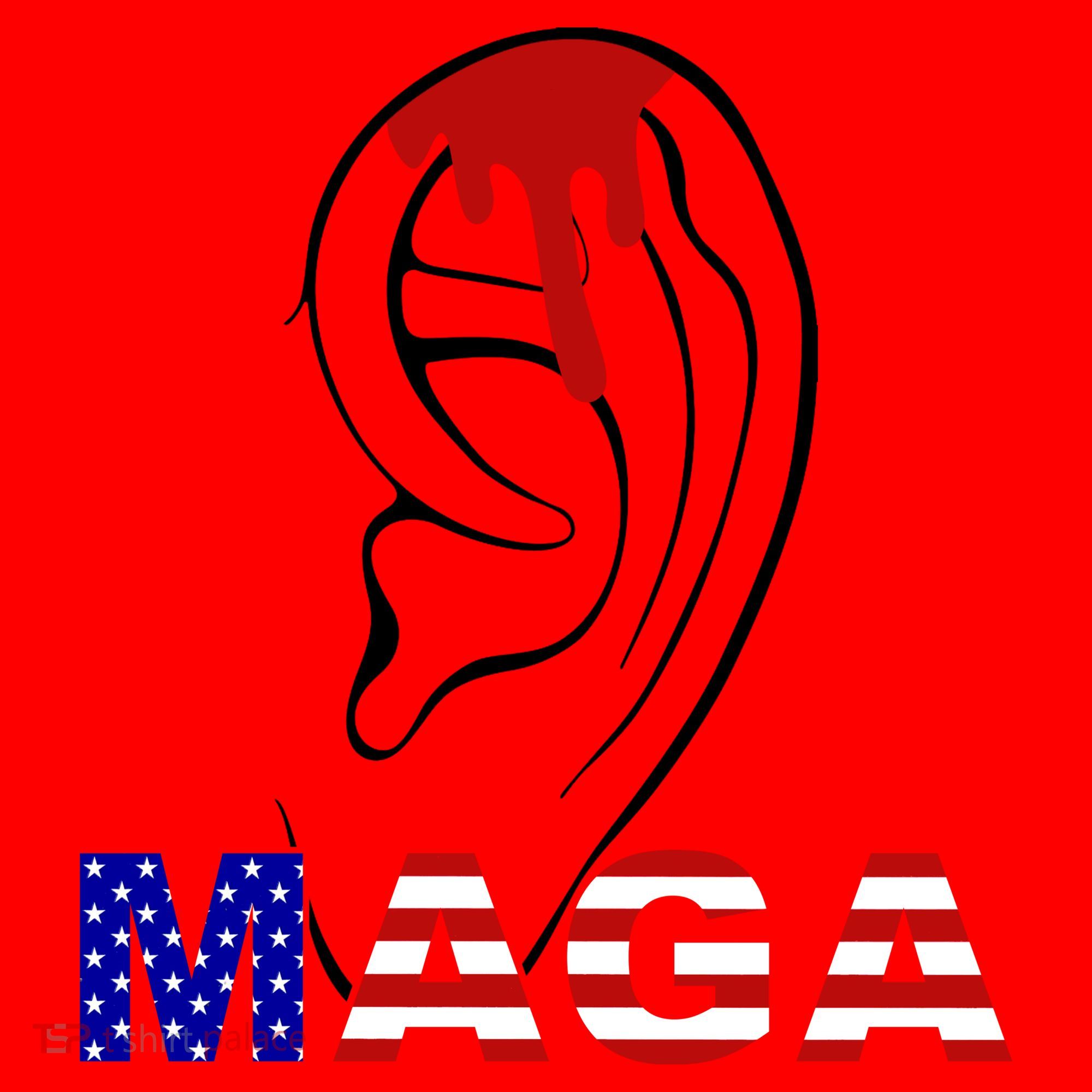 Bleeding Ears Maga Usa Pro Trump Santa Hat