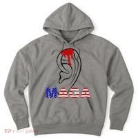 Bleeding Ears Maga Usa Pro Trump Hoodie thumb 0