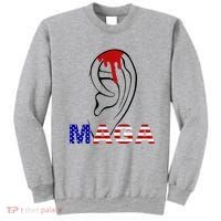 Bleeding Ears Maga Usa Pro Trump Sweatshirt thumb 0