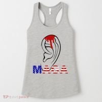 Bleeding Ears Maga Usa Pro Trump Women's Tank Top thumb 0