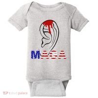 Bleeding Ears Maga Usa Pro Trump Baby Bodysuit thumb 0