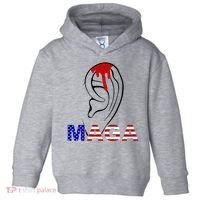 Bleeding Ears Maga Usa Pro Trump Toddler Hoodie thumb 0