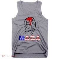 Bleeding Ears Maga Usa Pro Trump Tank Top thumb 0