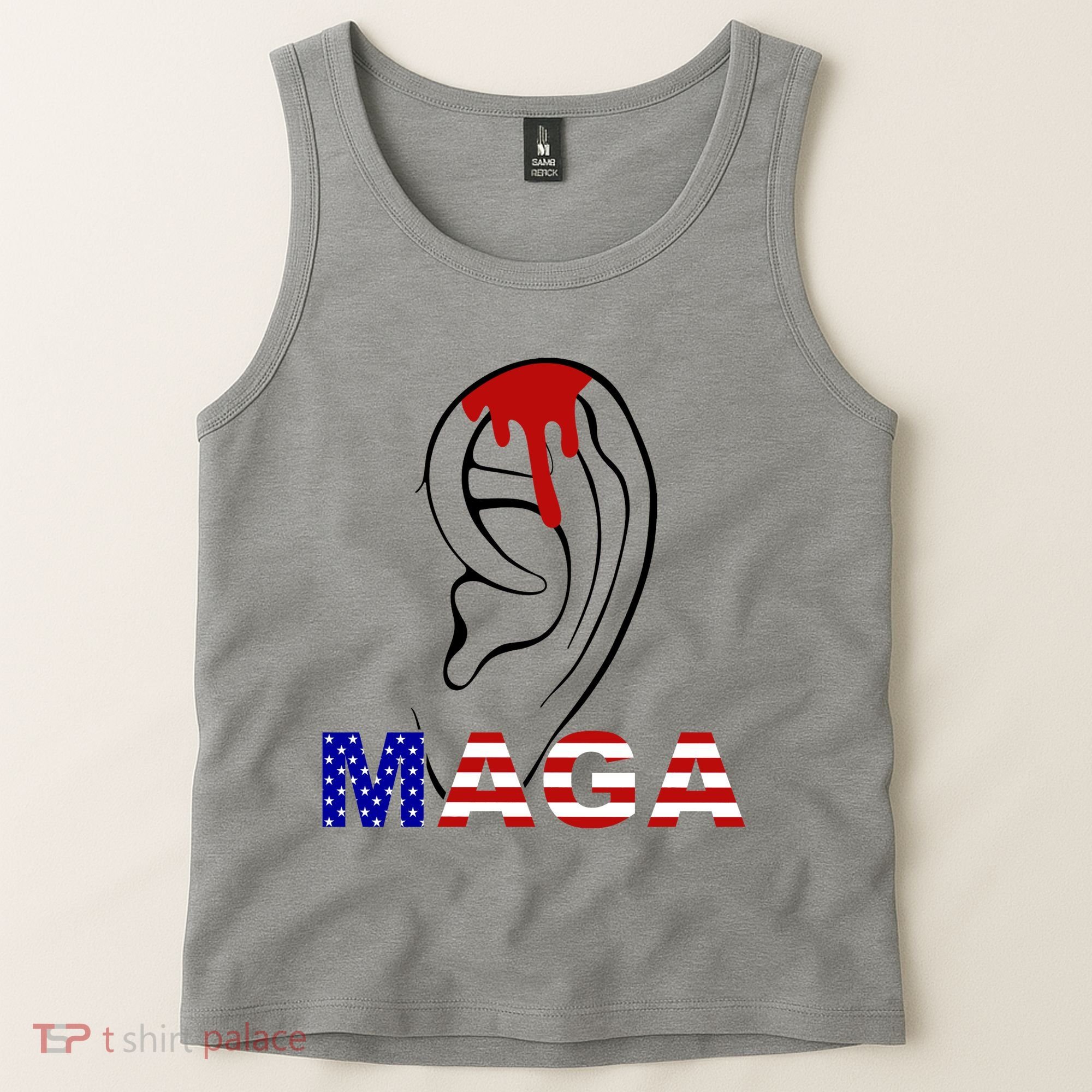 Bleeding Ears Maga Usa Pro Trump Tank Top