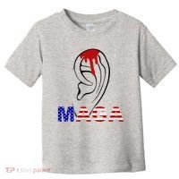 Bleeding Ears Maga Usa Pro Trump Toddler T-Shirt thumb 0