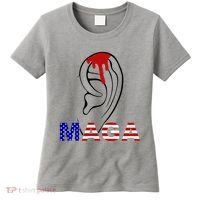 Bleeding Ears Maga Usa Pro Trump Women's T-Shirt thumb 0
