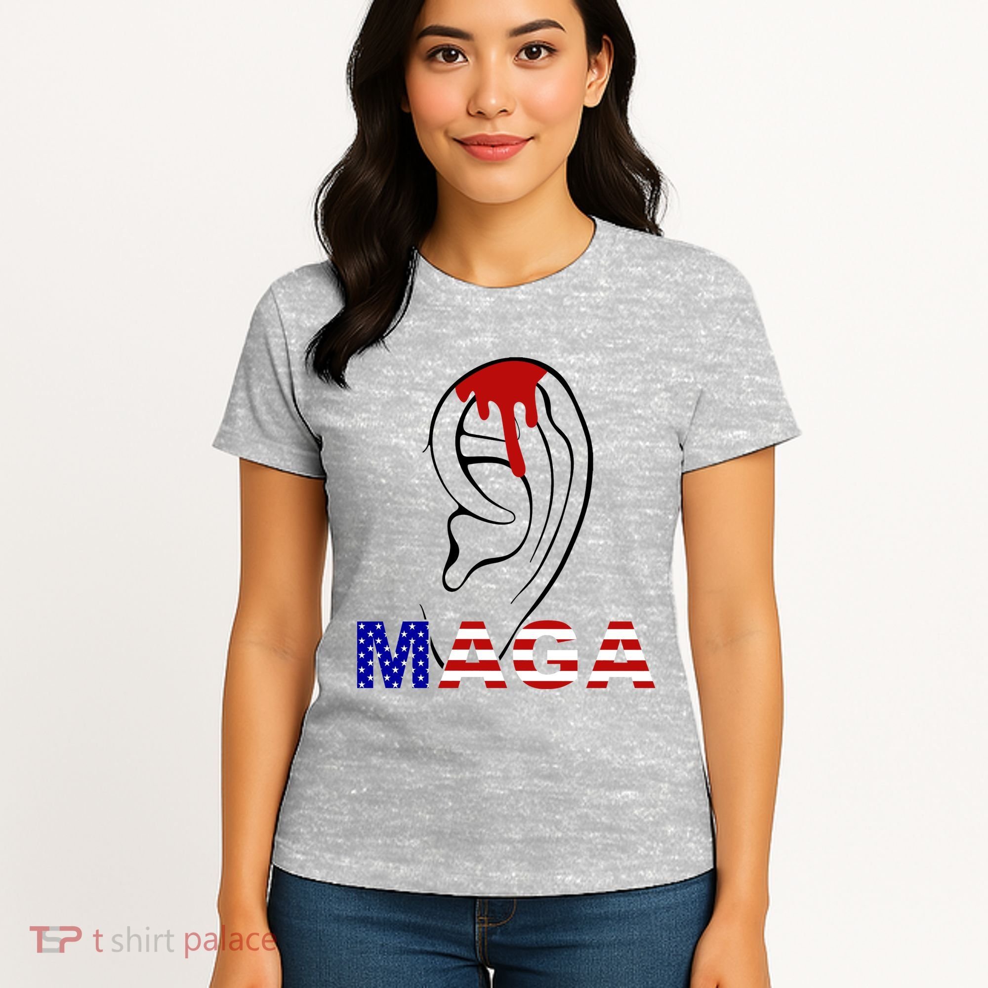 Bleeding Ears Maga Usa Pro Trump Women's T-Shirt