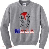 Bleeding Ears Maga Usa Pro Trump Kids Sweatshirt thumb 0