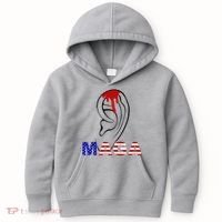 Bleeding Ears Maga Usa Pro Trump Kids Hoodie thumb 0