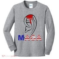 Bleeding Ears Maga Usa Pro Trump Kids Long Sleeve Shirt thumb 0