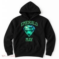 Birthstone Emerald May Emerald Green Jewel Inspired Art Hoodie thumb 0